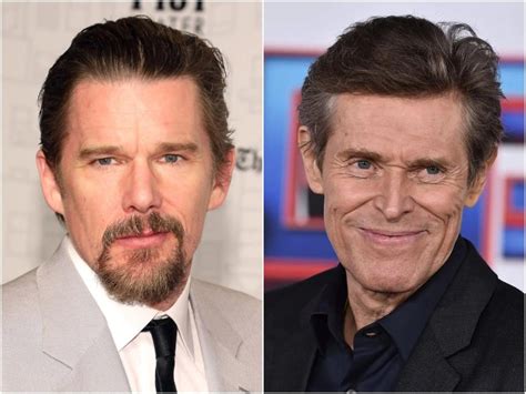 Ethan Hawke says Willem Dafoe is a great person to get naked。